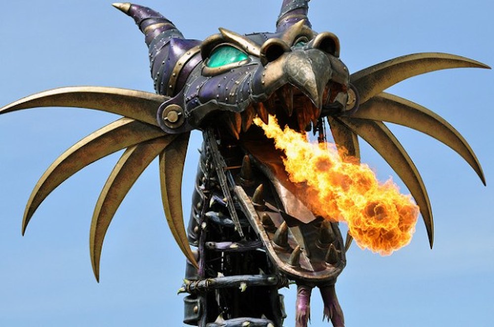 Disney World suspends fire effects on Magic Kingdom dragon