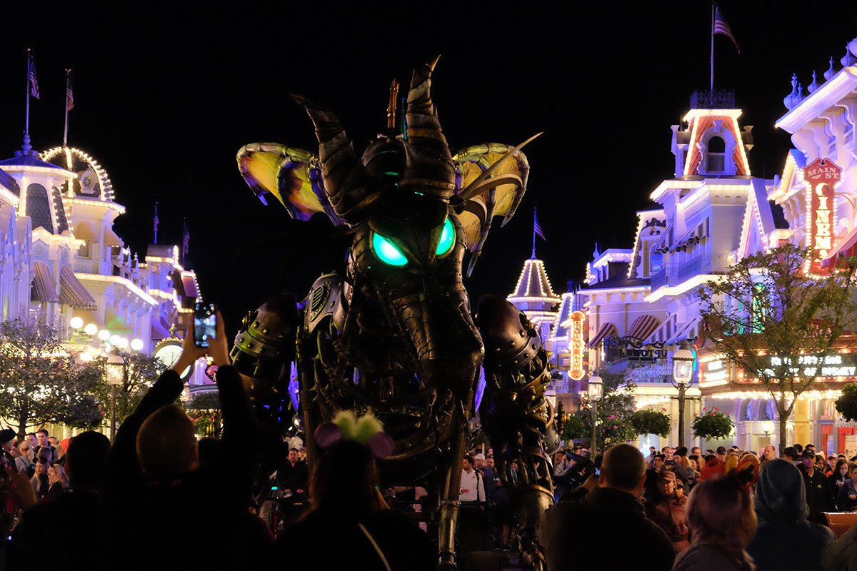 Photos, Video: New Villains' Cursed Caravan Rolls Down Magic Kingdom