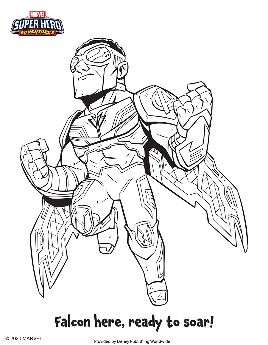 New Marvel coloring sheets available for download from Disney