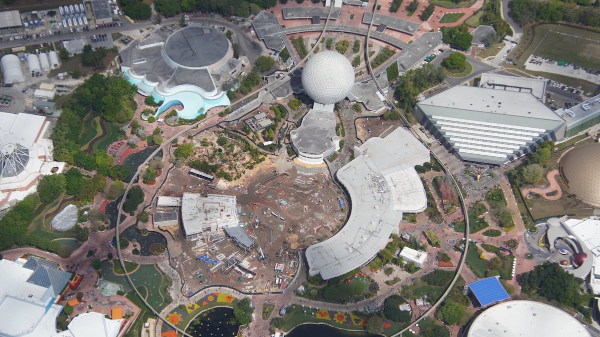 PHOTOS Update on EPCOT construction at front of the park