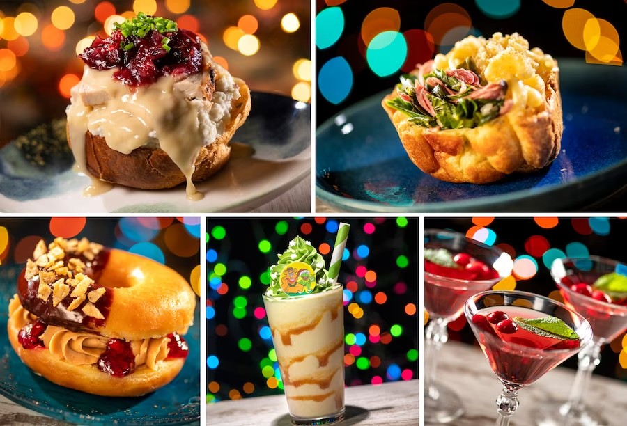 What food and drinks are being served at Disney Jollywood Nights