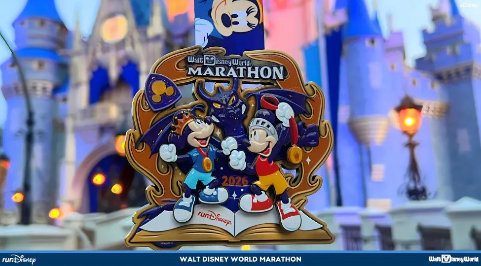 runDisney unveils 2026 Disney World Marathon Weekend medals